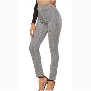Sammy Woman’s Plaid Print Stretch Pants